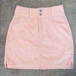 NWT Pink Corduroy Hollister Skirt